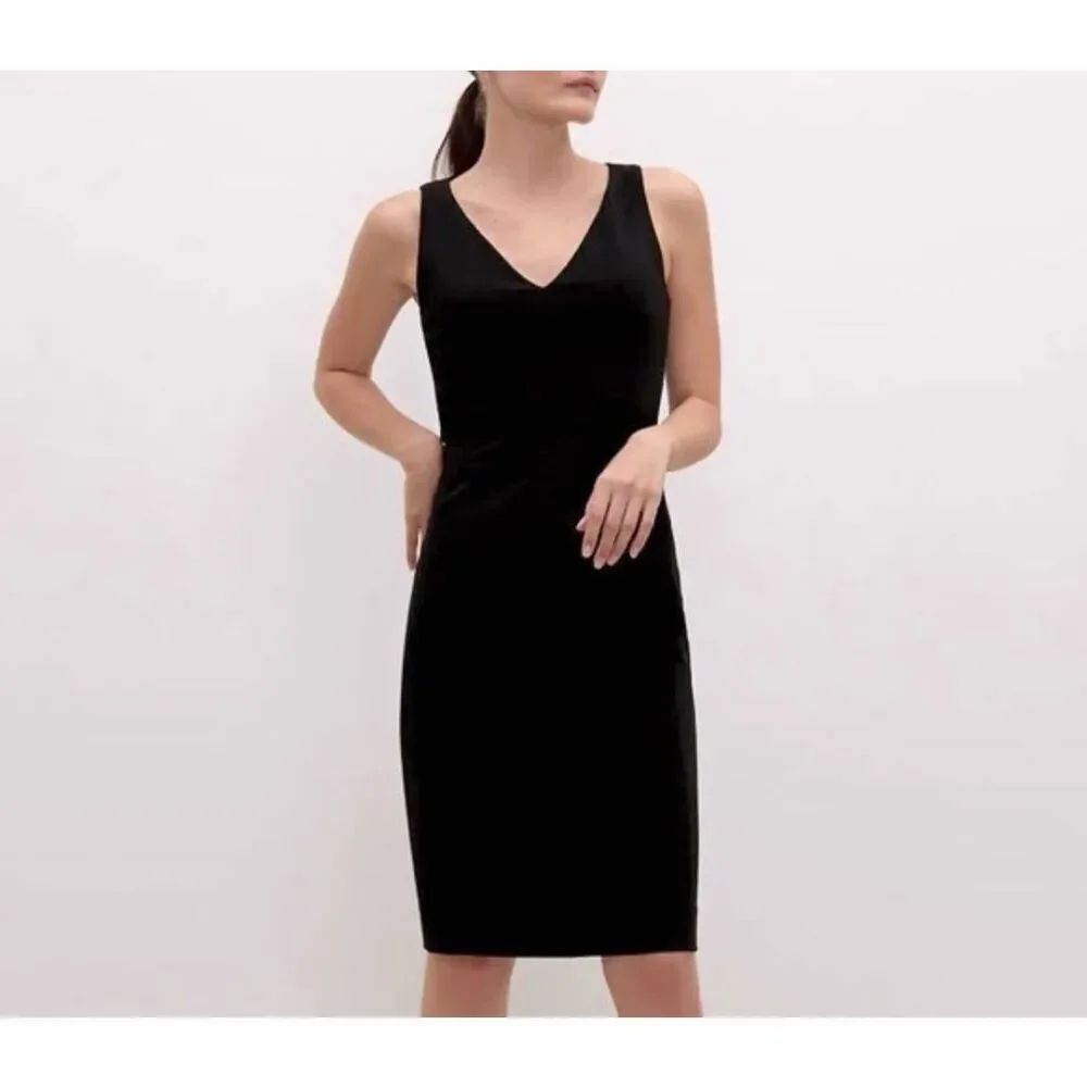 M.M. Lafleur The Rachel black stealth dress sz 10